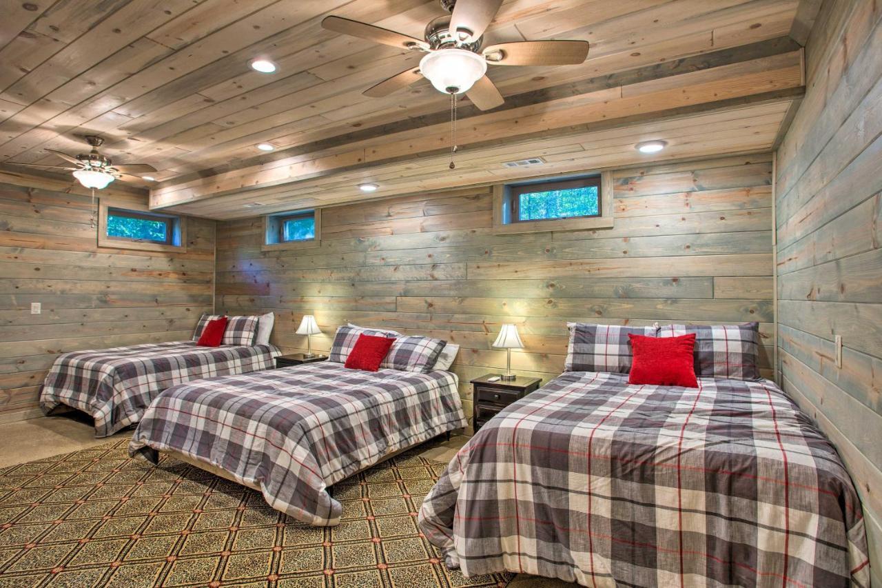 Luxe Broken Bow Cabin Game Room, Fire Pit And Deck! Dış mekan fotoğraf