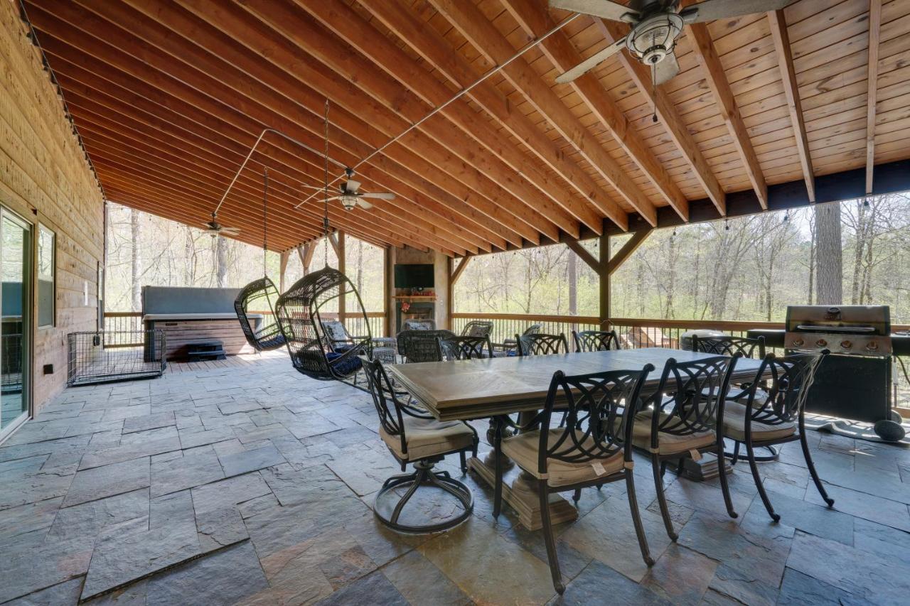 Luxe Broken Bow Cabin Game Room, Fire Pit And Deck! Dış mekan fotoğraf